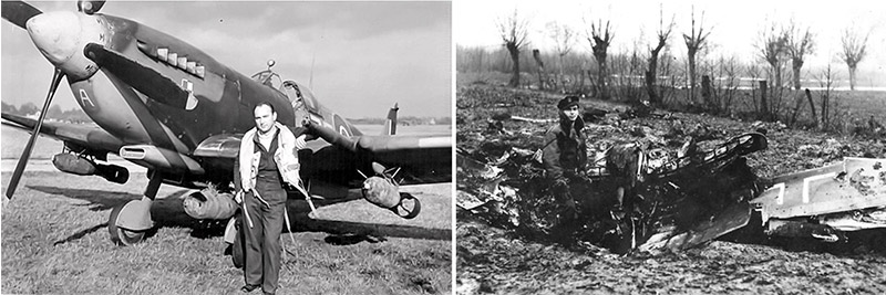 Lt Wacław Chojnacki was one of two Polish Spitfire pilots killed on 1st January 1945