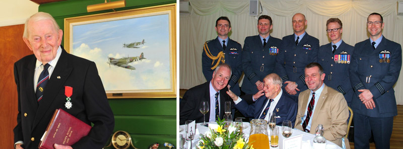Veteran Spitfire pilot Tony Cooper later in life