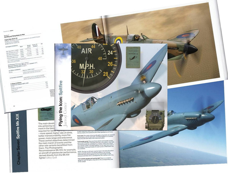 Sample pages from 'Flying the Icon: Spitfire'