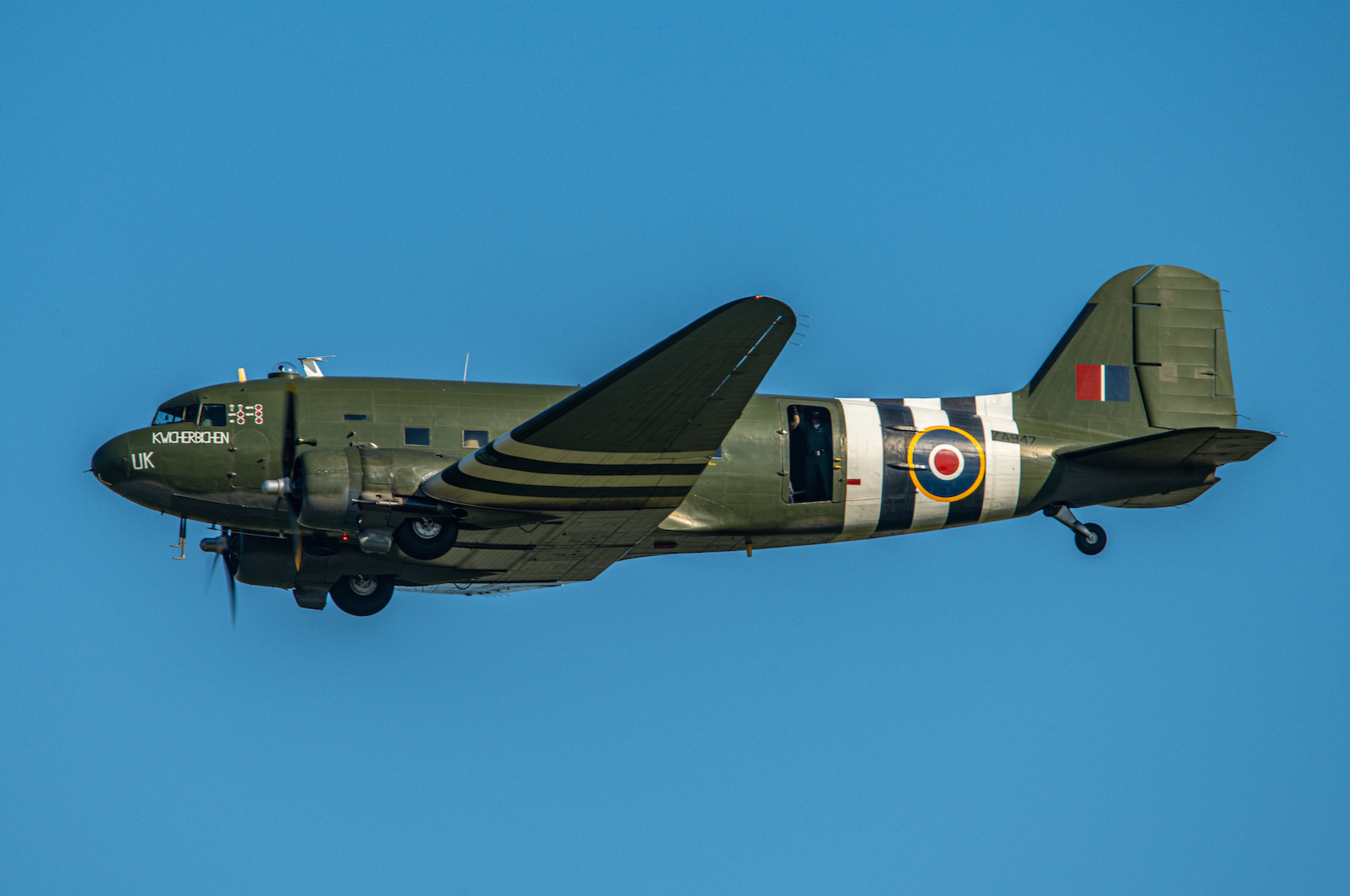 BBMF C-47 Dakota flying in April 2022 | RAF Memorial Flight Club