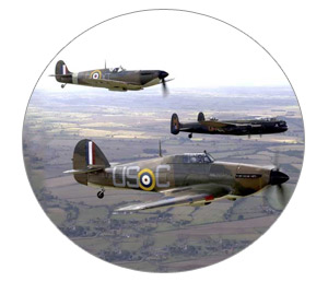 The RAF Battle of Britain Memorial Flight in 2007
