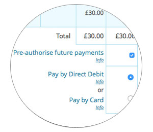 How to pay by direct debit