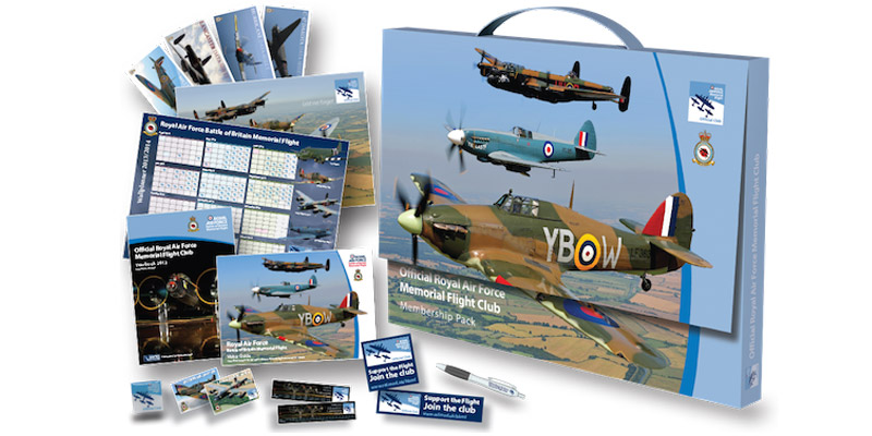 RAF Memorial Flight Club gift pack contents