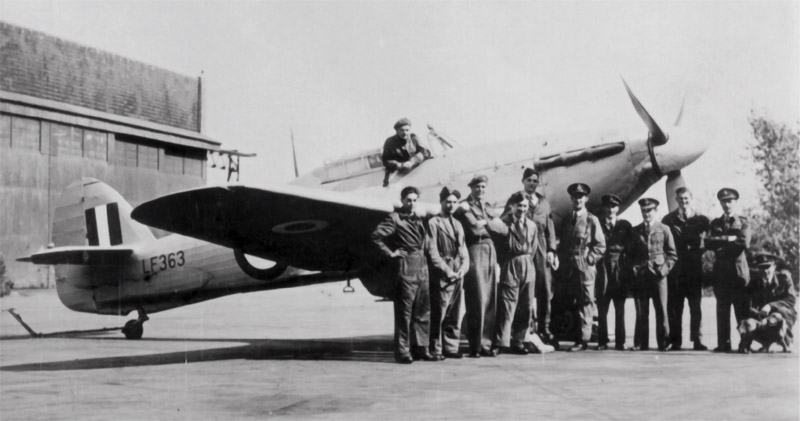 Hurricane LF363 at Thorney Island in 1948