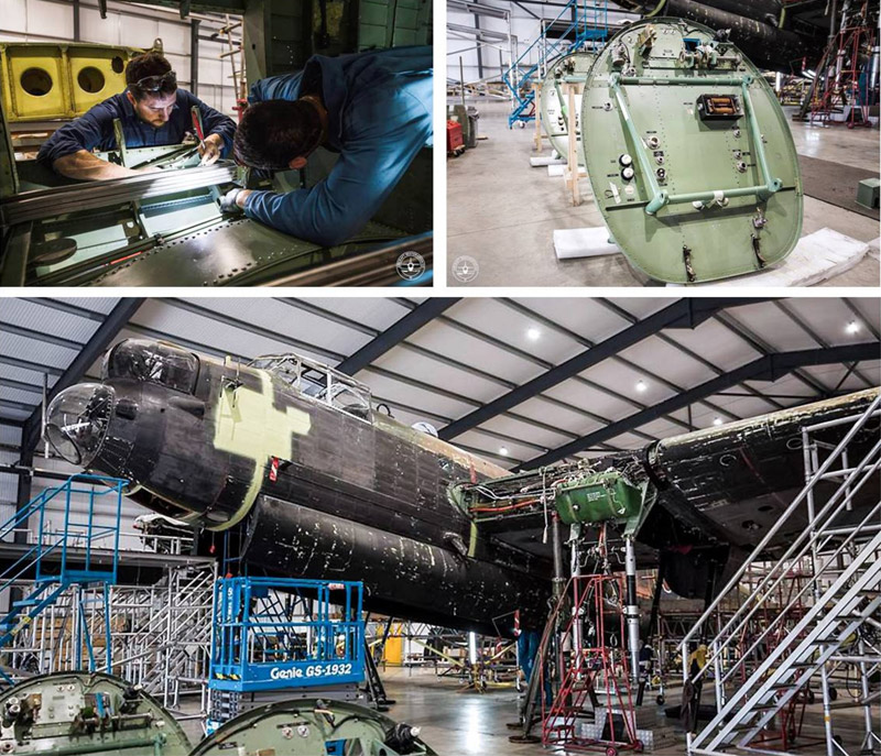 Progress on the BBMF's Lancaster