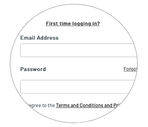 Log in screen for renewing your RAF Memorial Flight Club membership