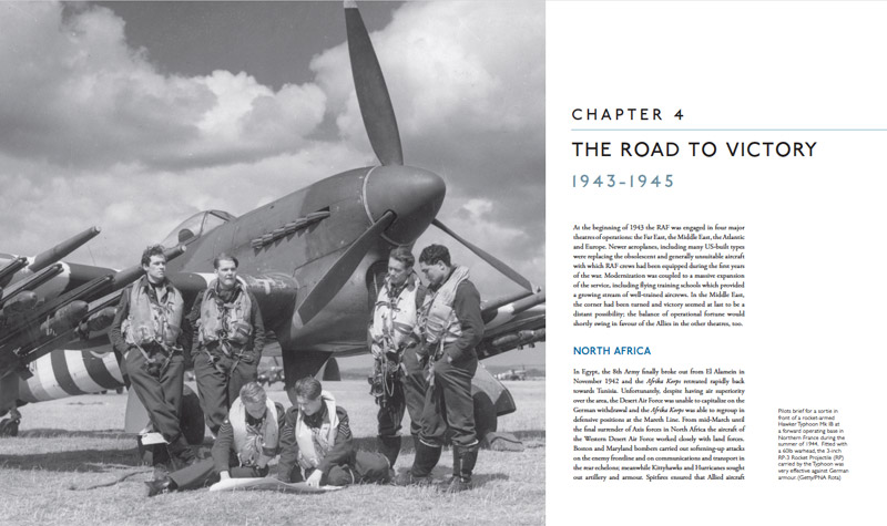 A spread from The Royal Air Force: A Centenary of Operations