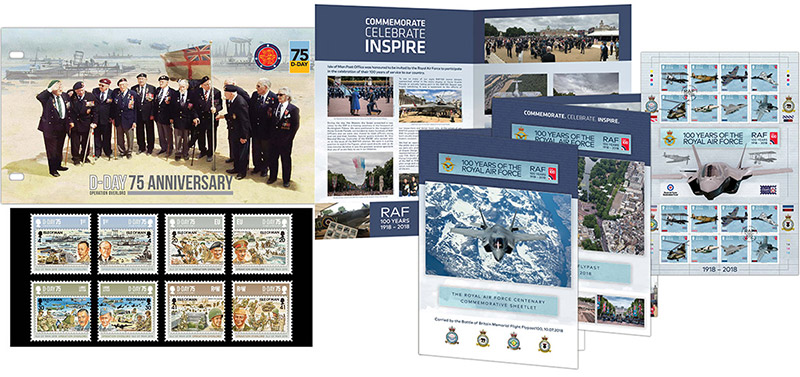 D-Day anniversary stamps