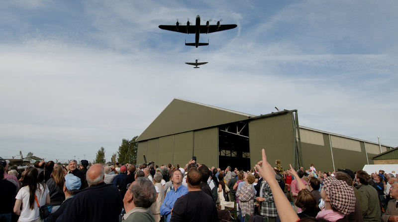 The RAF Memorial Flight gave away tickets to LLA day at RAF Coningsby, Lincolnshire