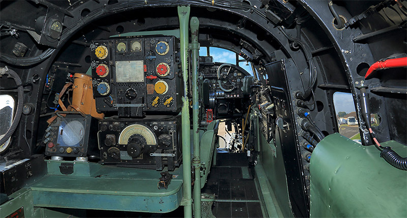 Inside the BBMF Lancaster PA474