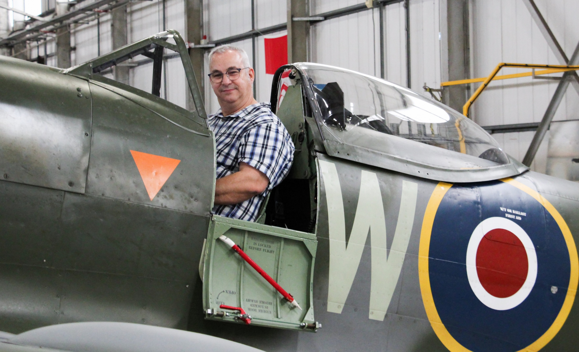 Rory Weatherburn Spitfire experience winner