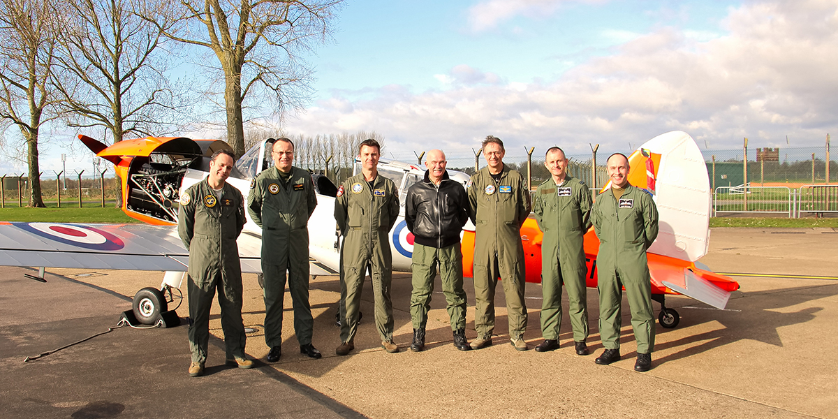 Royal Netherlands Air Force Historic Flight with BBMF fighter pilots