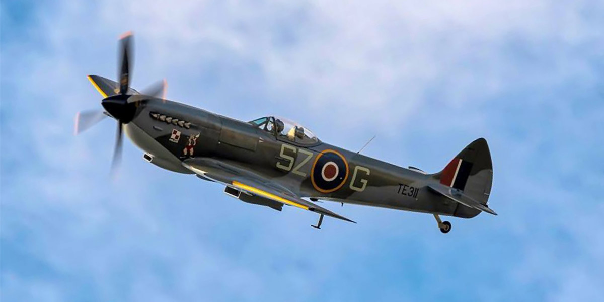 BBMF Spitfire Mk XVI TE311 in its current colour scheme