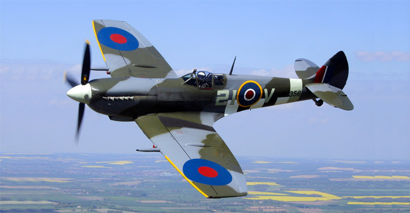 Spitfire MK356 with clipped wingtips.