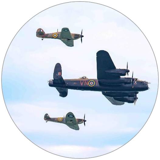 The RAF Battle of Britain Memorial Flight in 2007